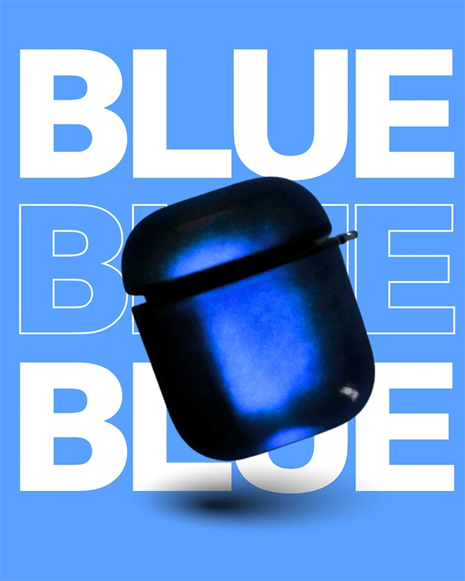 AirPods 2 Blue Case
